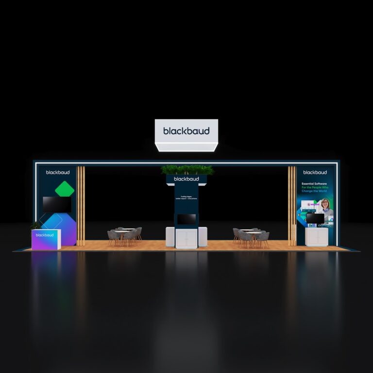 PE2050 107 — 20x50 trade show booth rental by Pure Exhibits