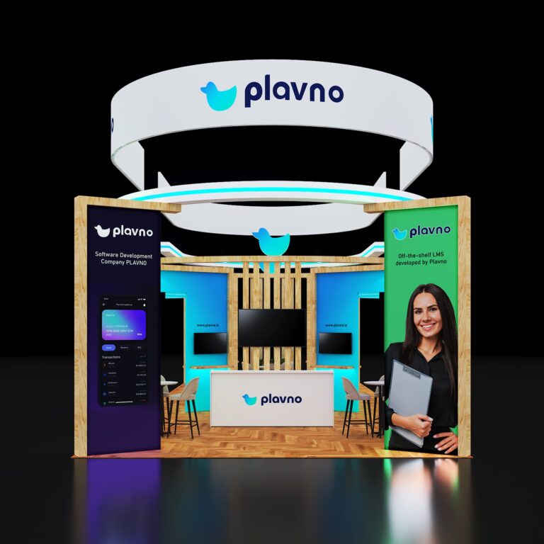 PE2050 108 — 20x50 trade show booth rental by Pure Exhibits