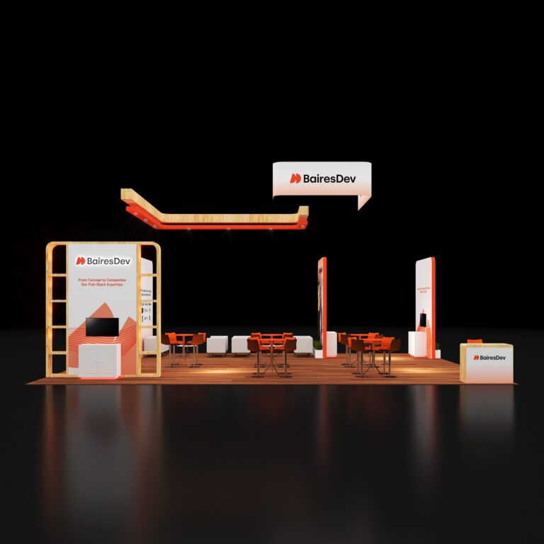 PE3040 105 — 30x40 trade show booth rental by Pure Exhibits