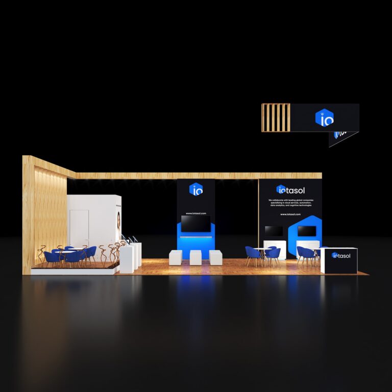 PE2040 110 — 20x40 trade show booth rental by Pure Exhibits