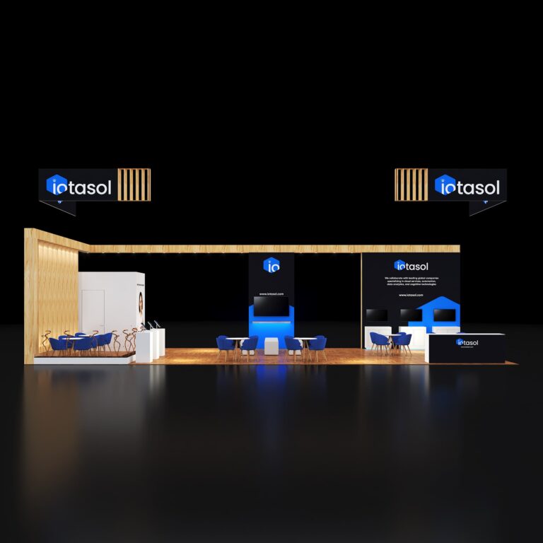 PE2050 113 — 20x50 trade show booth rental by Pure Exhibits