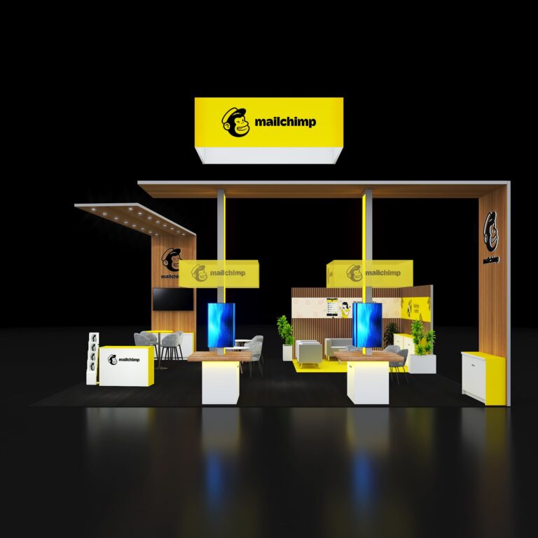 PE3030 138 — 30x30 trade show booth rental by Pure Exhibits