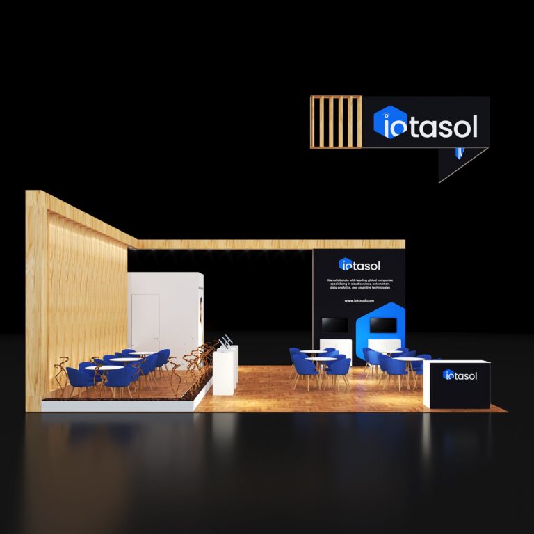 PE3030 139 — 30x30 trade show booth rental by Pure Exhibits