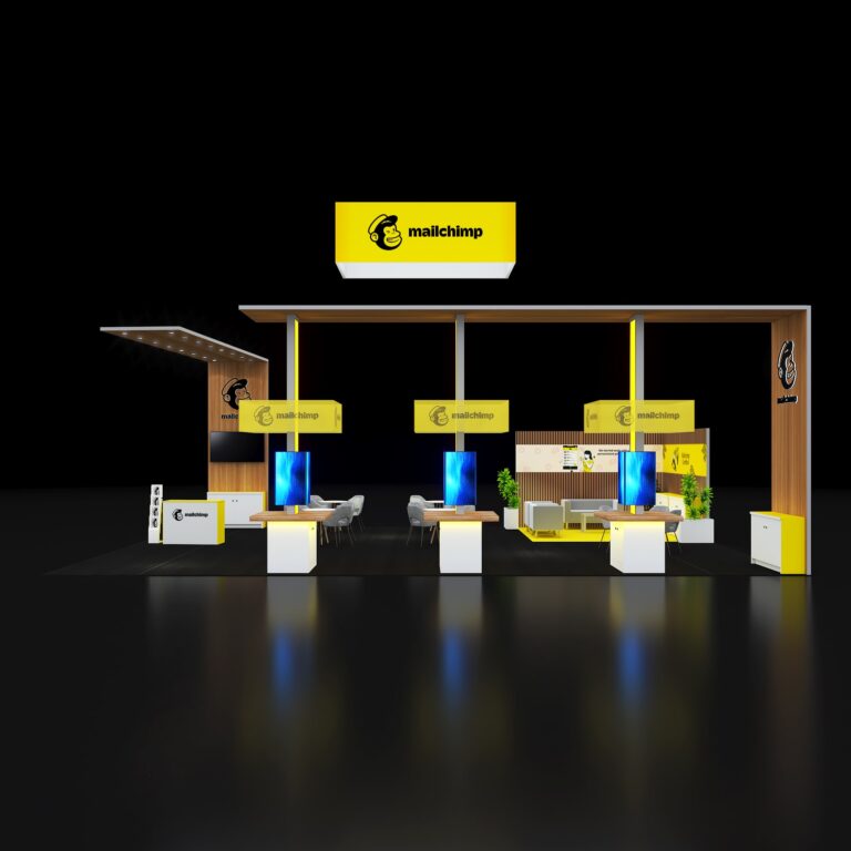 PE3040 112 — 30x40 trade show booth rental by Pure Exhibits