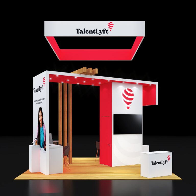 PE2020 174 — 20x20 trade show booth rental by Pure Exhibits