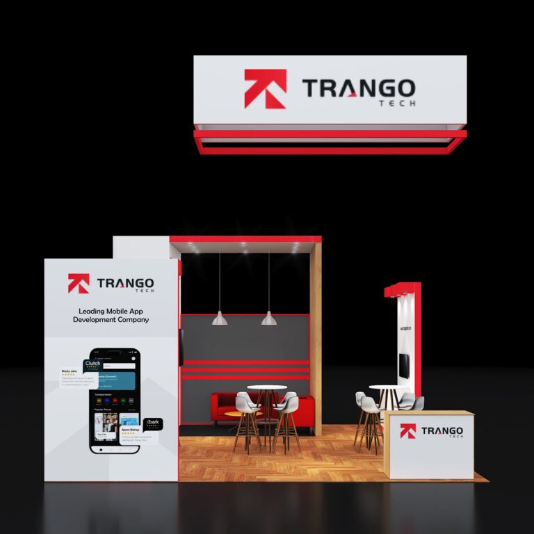 PE2020 177 — 20x20 trade show booth rental by Pure Exhibits