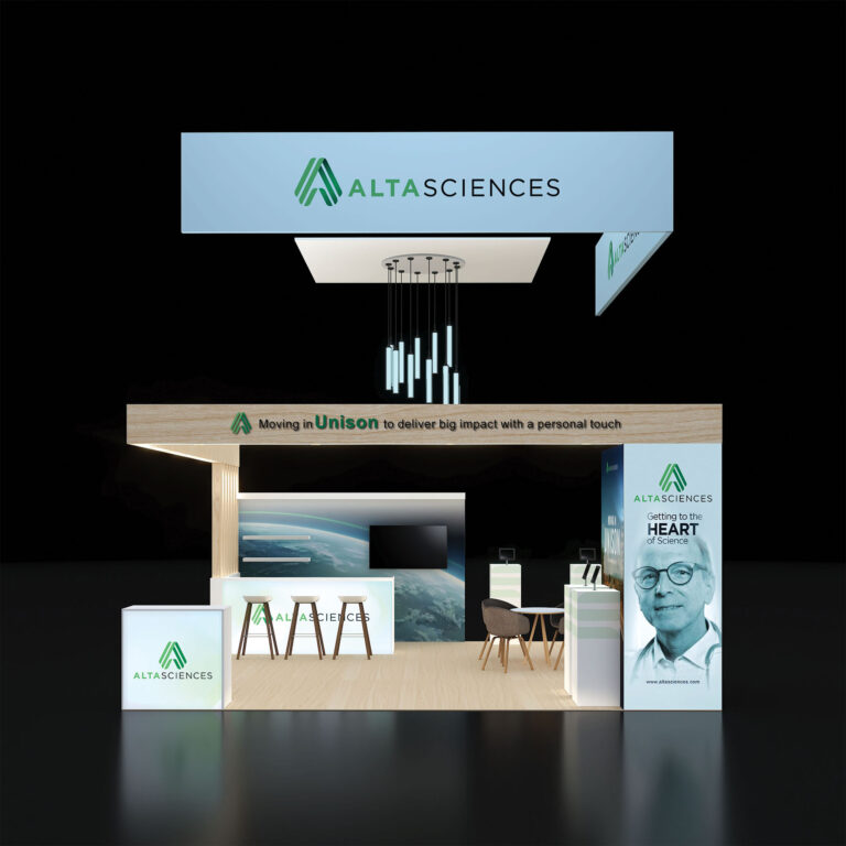 PE2020 178 — 20x20 trade show booth rental by Pure Exhibits