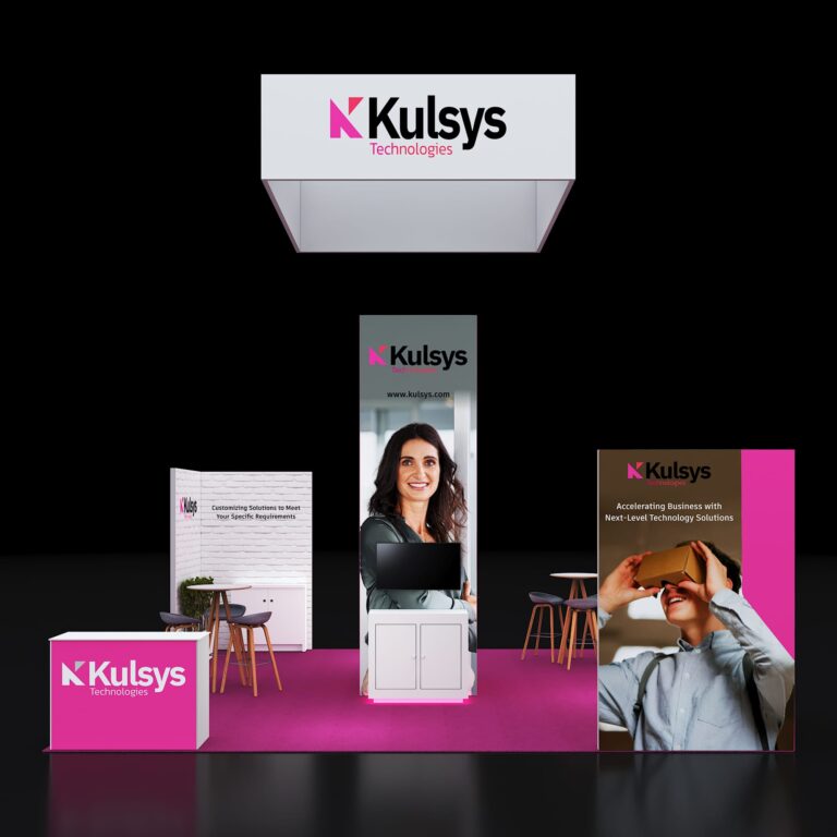 PE2020 192 — 20x20 trade show booth rental by Pure Exhibits