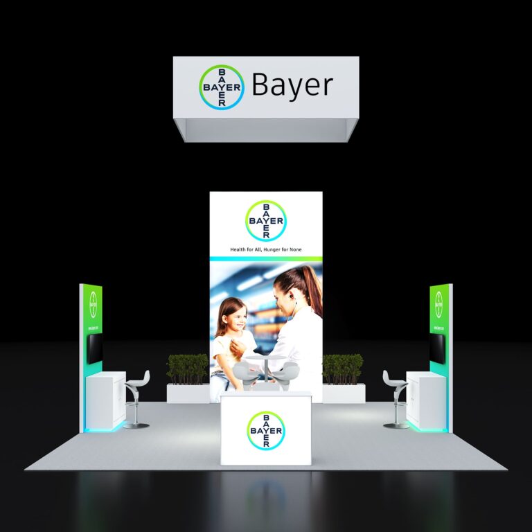 PE2020 187 — 20x20 trade show booth rental by Pure Exhibits