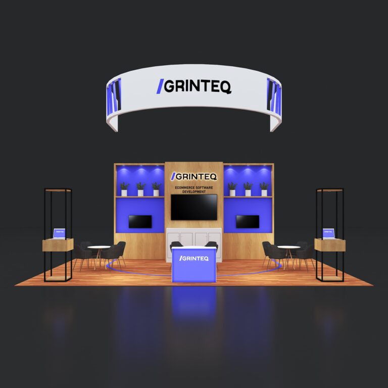 PE2030 151 — 20x30 trade show booth rental by Pure Exhibits