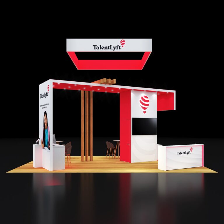 PE2030 152 — 20x30 trade show booth rental by Pure Exhibits