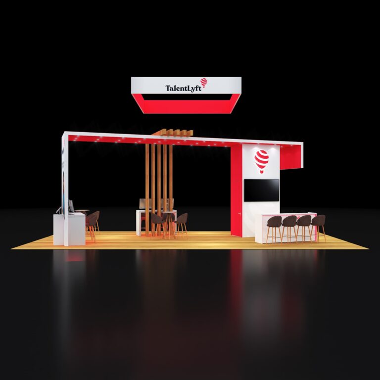 PE2040 118 — 20x40 trade show booth rental by Pure Exhibits