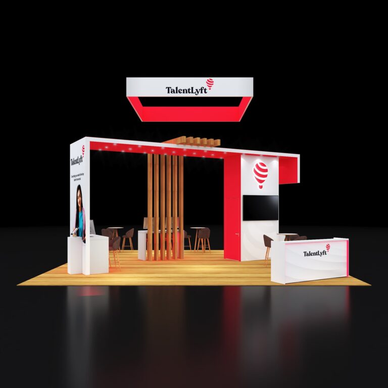 PE3030 147 — 30x30 trade show booth rental by Pure Exhibits