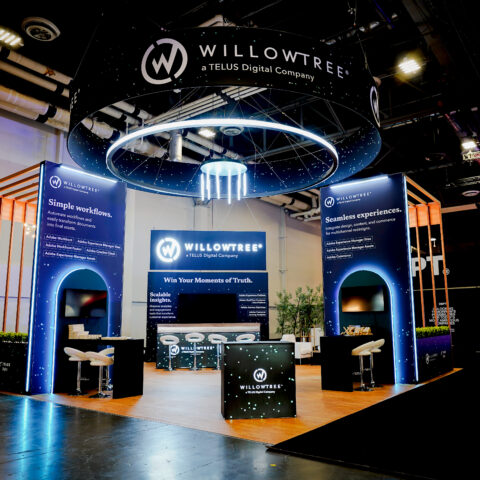 30'x30' Custom Exhibit Booth at Adobe Summit 2025