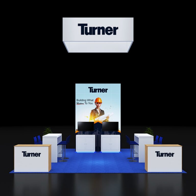 PE2020 198 — 20x20 trade show booth rental by Pure Exhibits