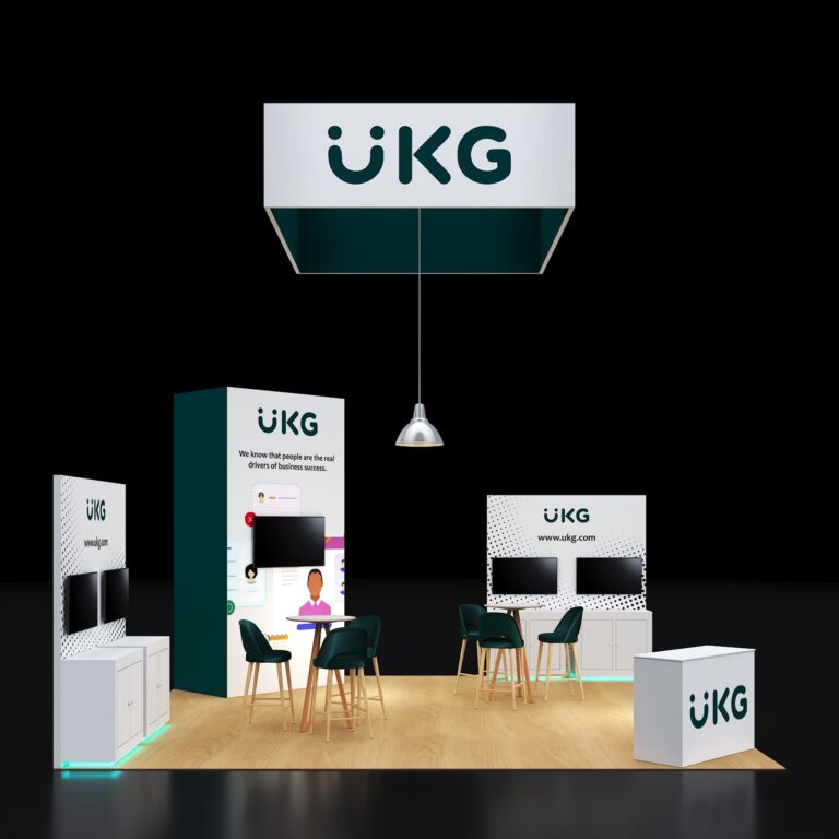 PE2020 202 — 20x20 trade show booth rental by Pure Exhibits