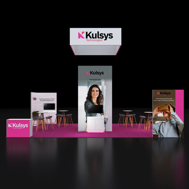 PE2030 169 — 20x30 trade show booth rental by Pure Exhibits