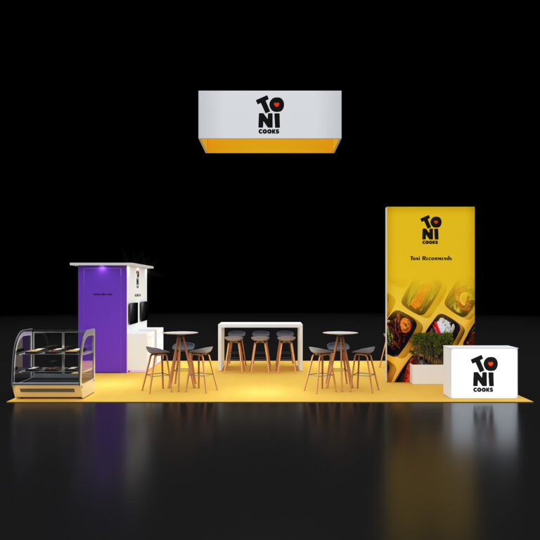 PE2030 171 — 20x30 trade show booth rental by Pure Exhibits