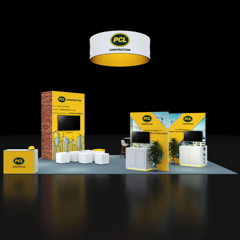PE2030 172 — 20x30 trade show booth rental by Pure Exhibits
