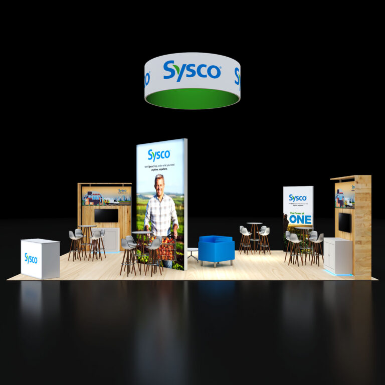 PE2030 173 — 20x30 trade show booth rental by Pure Exhibits