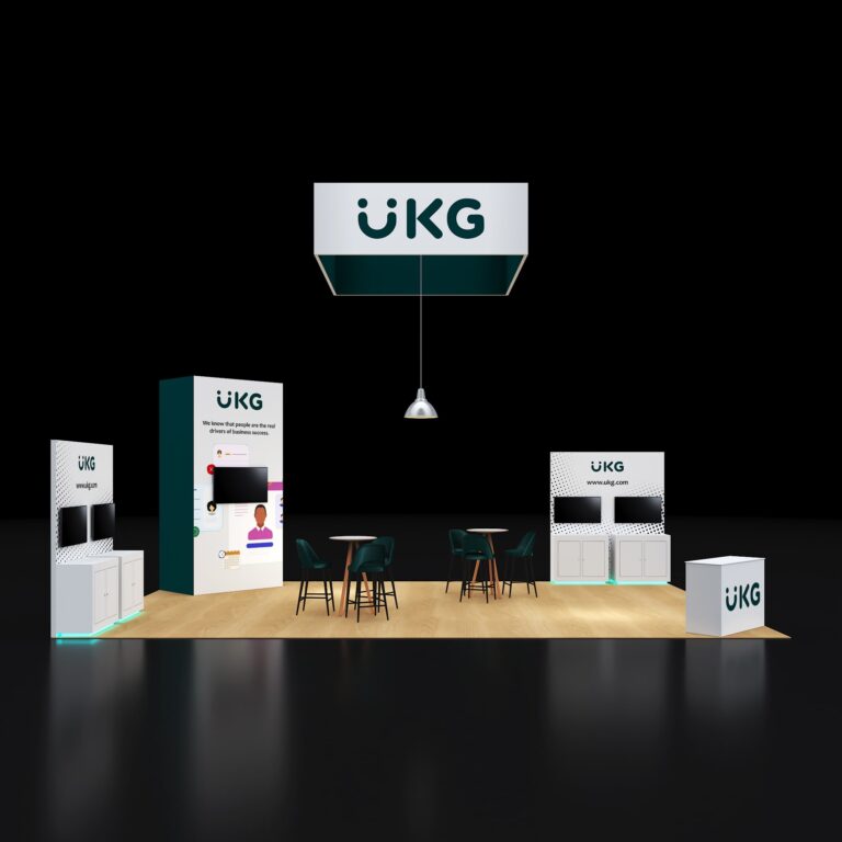 PE2030 179 — 20x30 trade show booth rental by Pure Exhibits