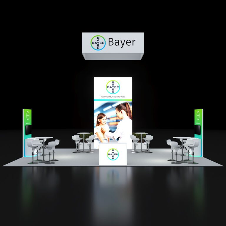 PE2030 164 — 20x30 trade show booth rental by Pure Exhibits