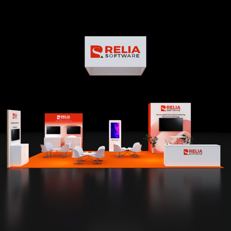 PE2030 168 — 20x30 trade show booth rental by Pure Exhibits