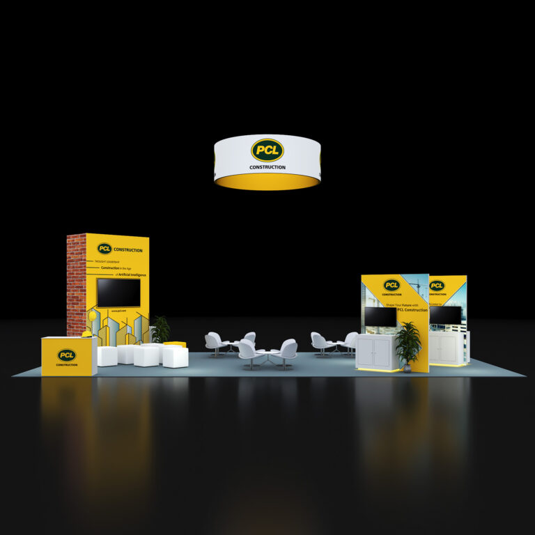 PE2040 138 — 20x40 trade show booth rental by Pure Exhibits