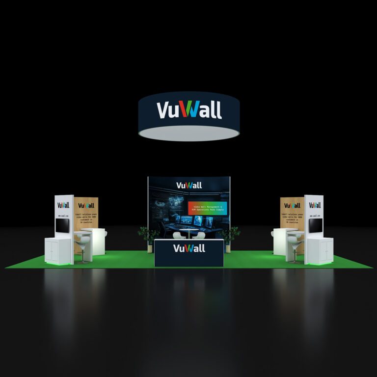 PE2040 127 — 20x40 trade show booth rental by Pure Exhibits