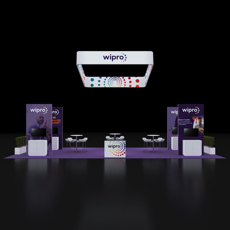 PE2040 132 — 20x40 trade show booth rental by Pure Exhibits