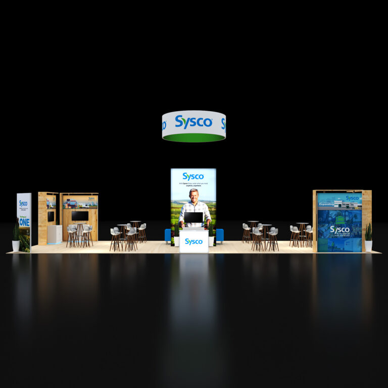 PE2050 133 — 20x50 trade show booth rental by Pure Exhibits