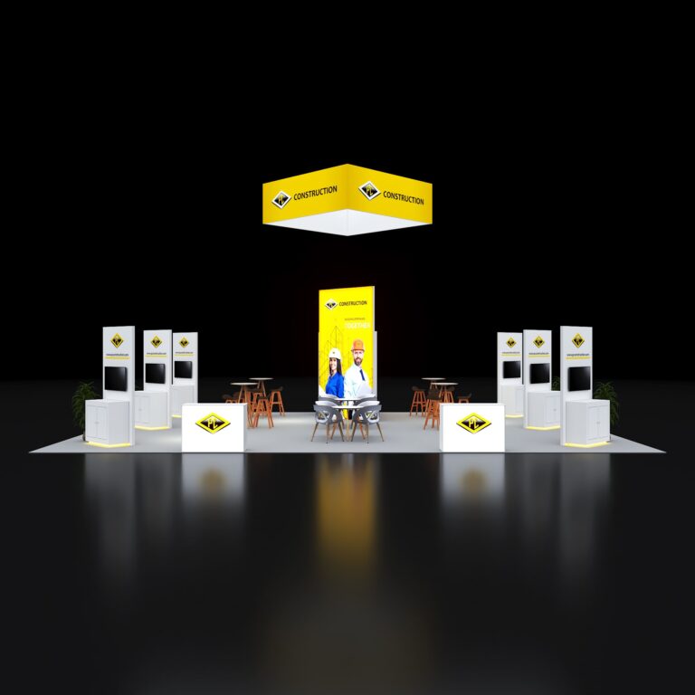 PE3040 140 — 30x40 trade show booth rental by Pure Exhibits