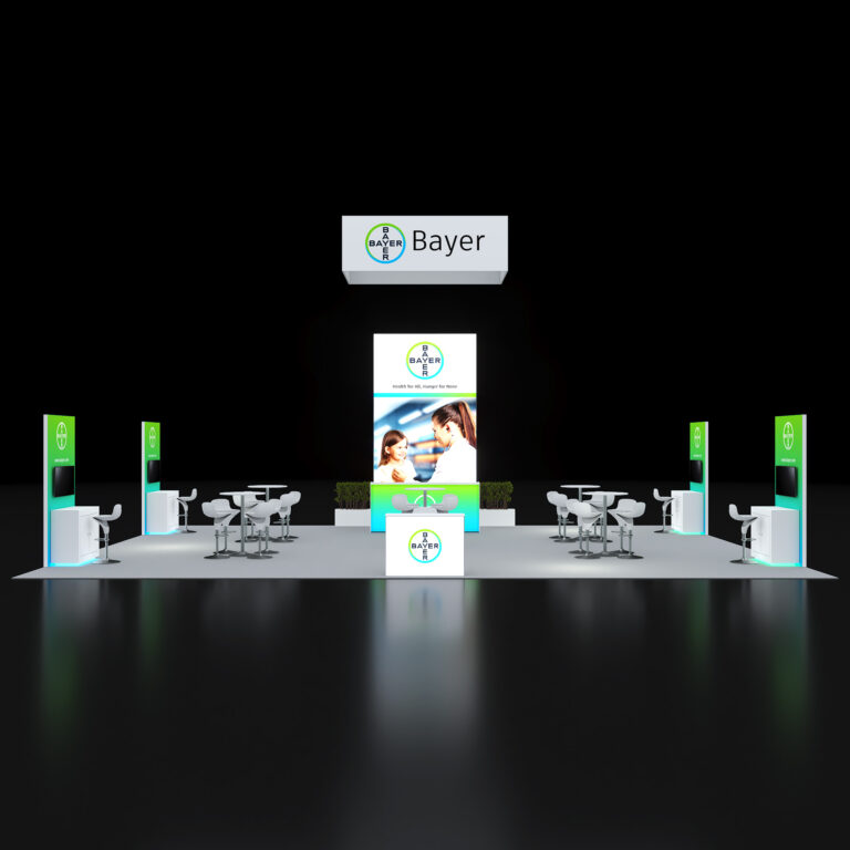 PE3040 130 — 30x40 trade show booth rental by Pure Exhibits