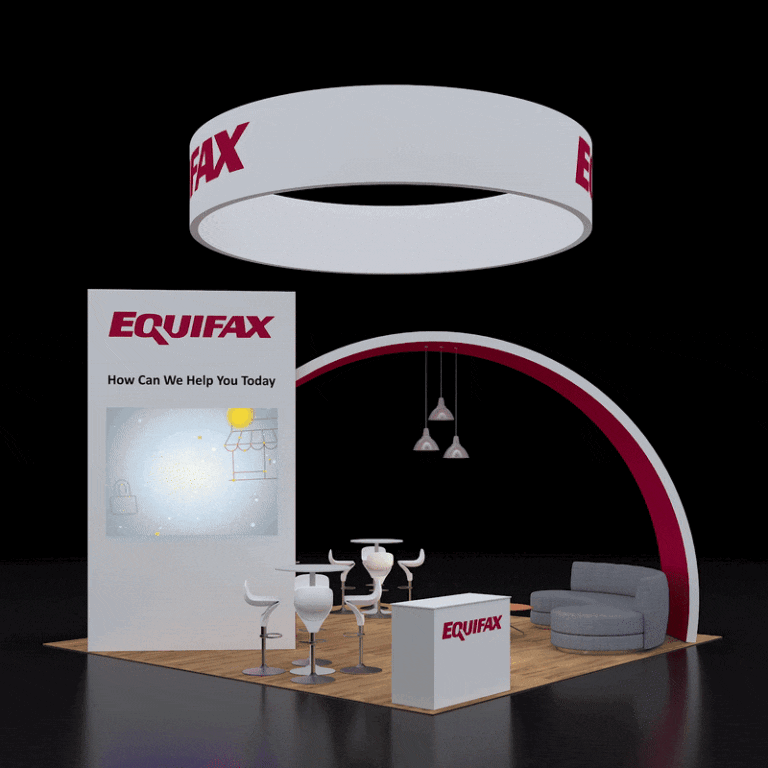 PE2020 232 — 20x20 trade show booth rental by Pure Exhibits