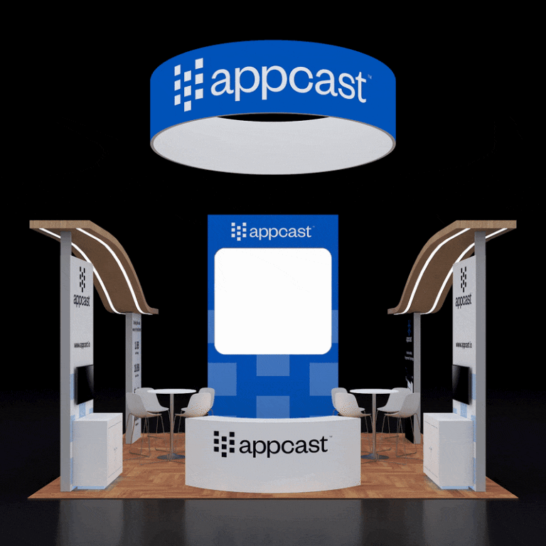 PE2020 230 — 20x20 trade show booth rental by Pure Exhibits