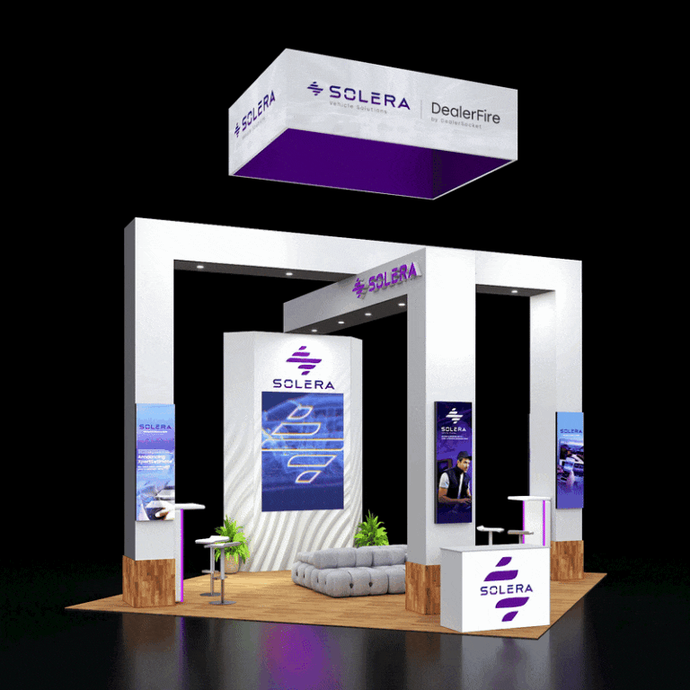 PE2020 231 — 20x20 trade show booth rental by Pure Exhibits