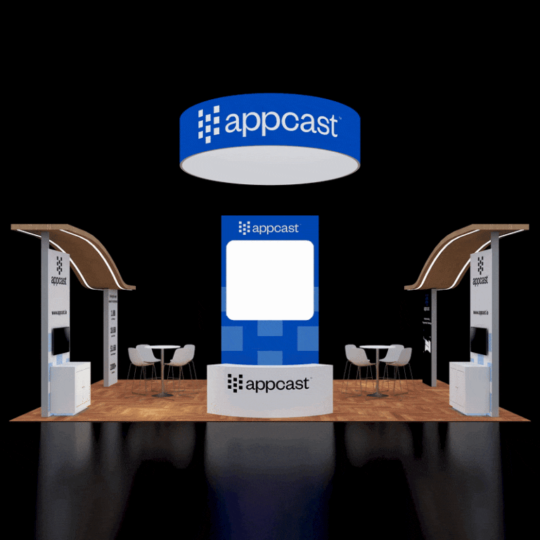 PE2030 197 — 20x30 trade show booth rental by Pure Exhibits