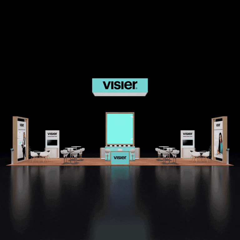 PE2050 145 — 20x50 trade show booth rental by Pure Exhibits