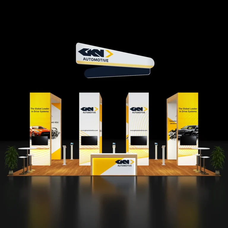 PE2030 207 — 20x30 trade show booth rental by Pure Exhibits