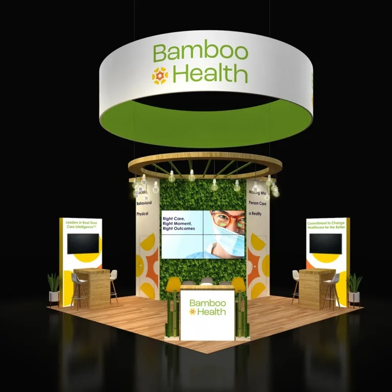 PE2020 256 — 20x20 trade show booth rental by Pure Exhibits