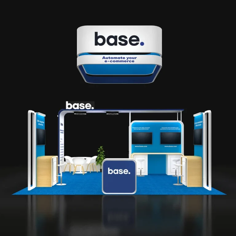 PE2020 257 — 20x20 trade show booth rental by Pure Exhibits