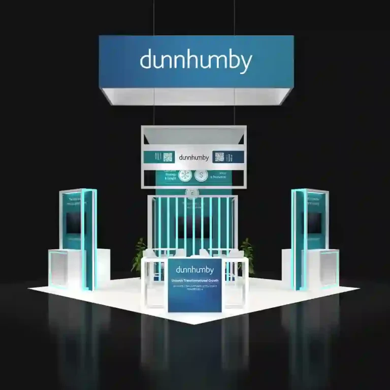 PE2020 259 — 20x20 trade show booth rental by Pure Exhibits