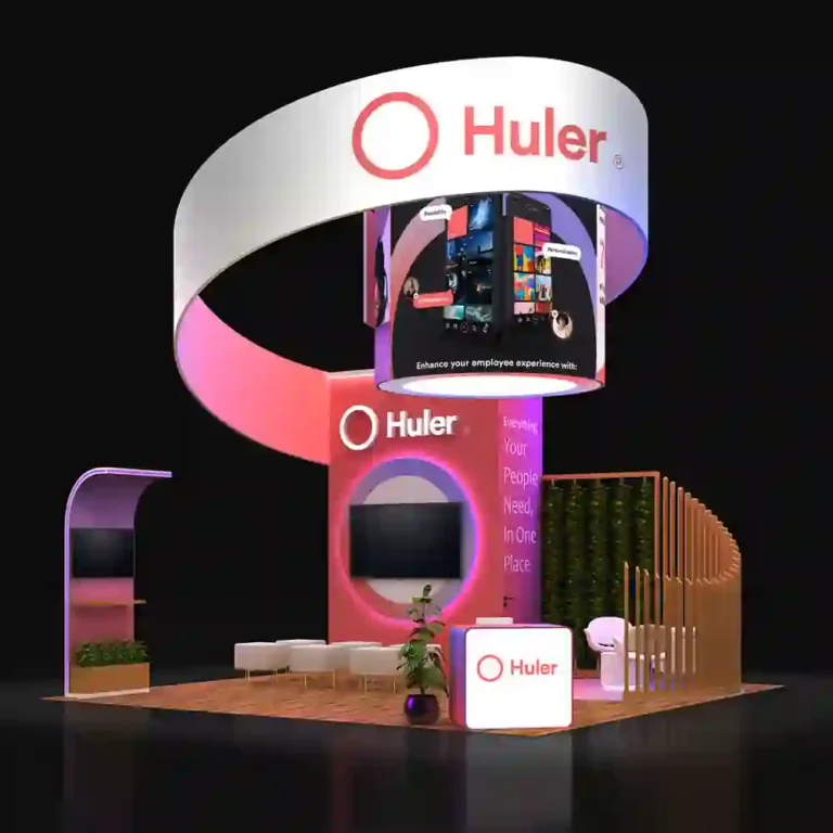 PE2020 262 — 20x20 trade show booth rental by Pure Exhibits