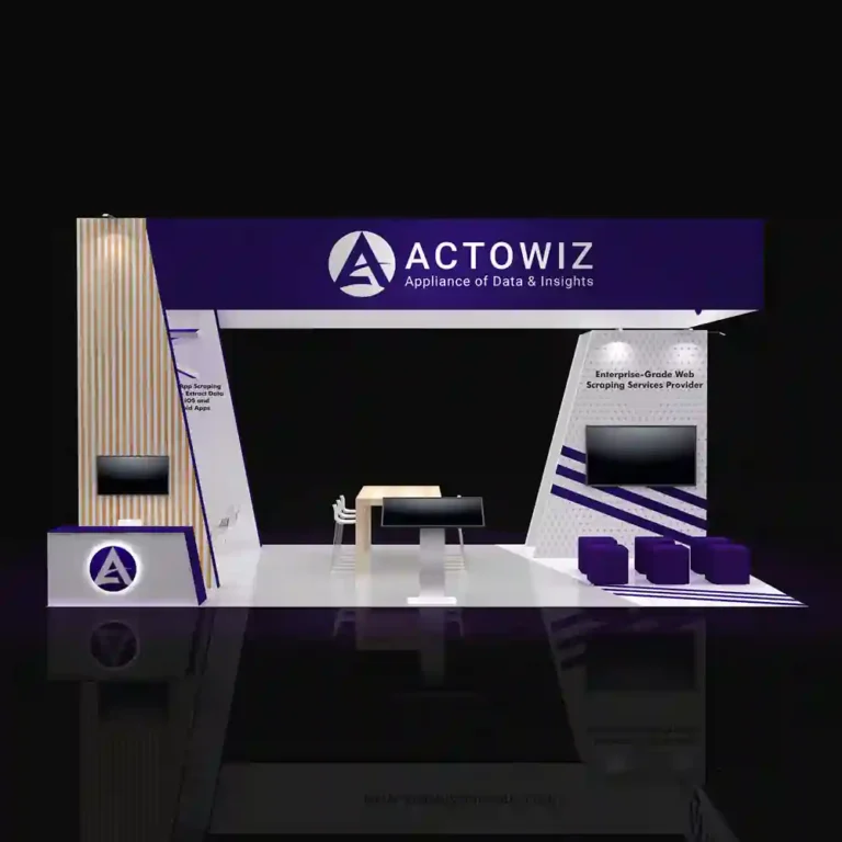 PE2030 220 — 20x30 trade show booth rental by Pure Exhibits