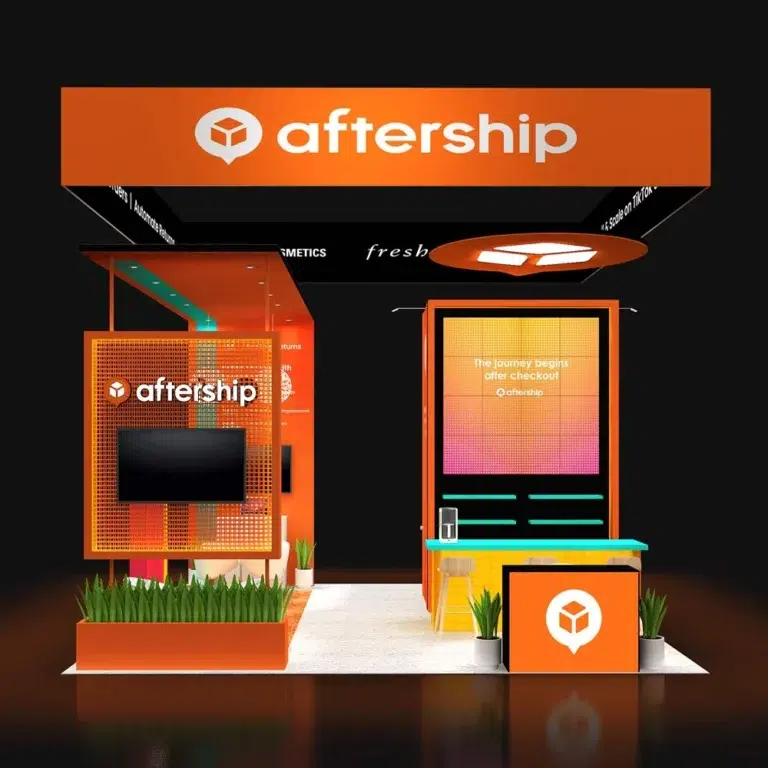 PE2020 254 — 20x20 trade show booth rental by Pure Exhibits