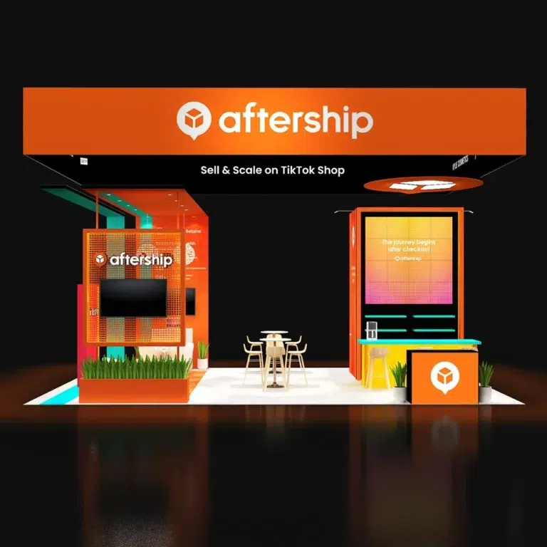 PE2030 219 — 20x30 trade show booth rental by Pure Exhibits