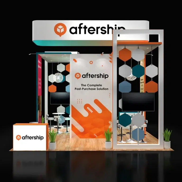 PE2020 253 — 20x20 trade show booth rental by Pure Exhibits