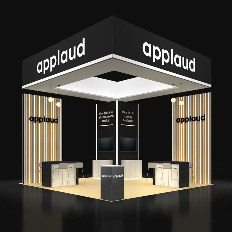 PE2020 270 — 20x20 trade show booth rental by Pure Exhibits