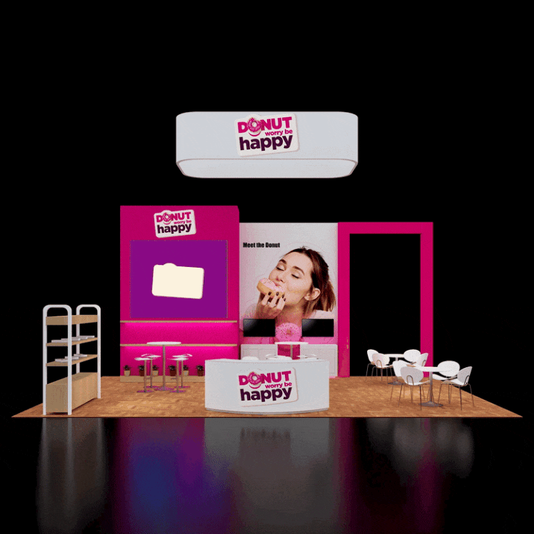 PE2030 202 — 20x30 trade show booth rental by Pure Exhibits