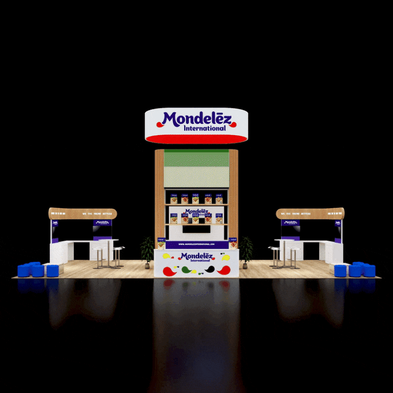 PE2040 171 — 20x40 trade show booth rental by Pure Exhibits